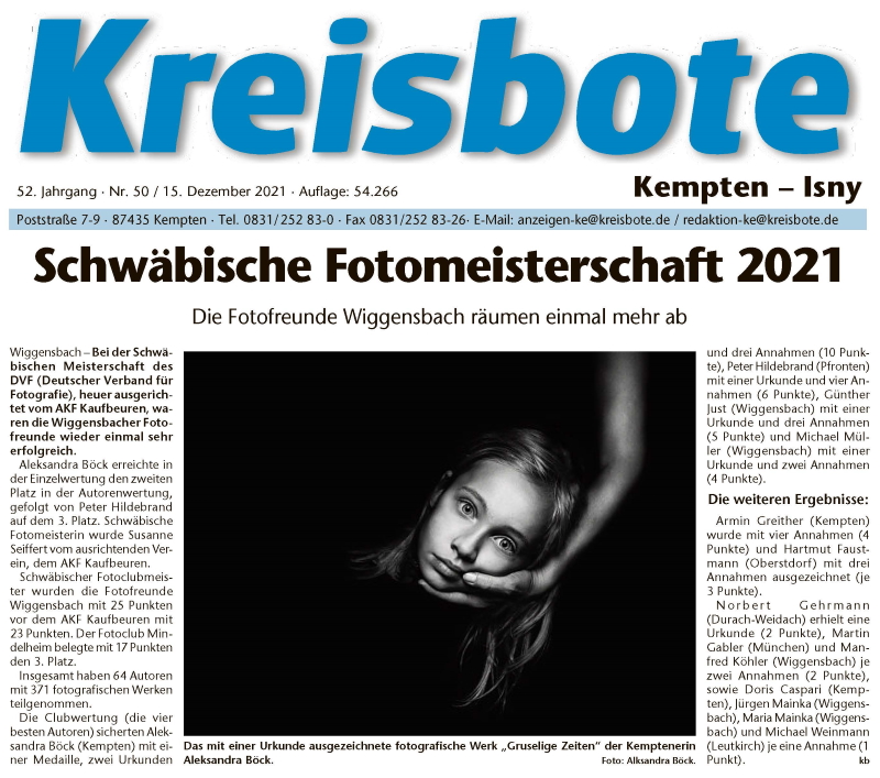 Schwäbische Fotomeisterschaft 2021