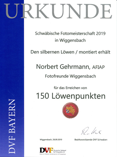 Große Auszeichnung für Norbert Gehrmann